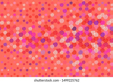 Light Blue, Red vector background with lines. Glitter abstract illustration with wry lines. Abstract design for your web site.
