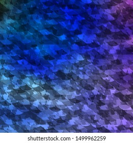 Light Blue, Red vector background with triangles. Abstract gradient illustration with triangles. Template for landing pages.