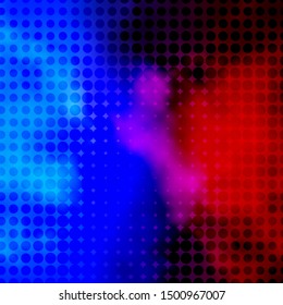 Light Blue, Red vector background with circles. Illustration with set of shining colorful abstract spheres. Pattern for wallpapers, curtains.