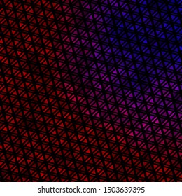 Light Blue, Red vector background with polygonal style. Modern abstract illustration with colorful triangles. Pattern for commercials.