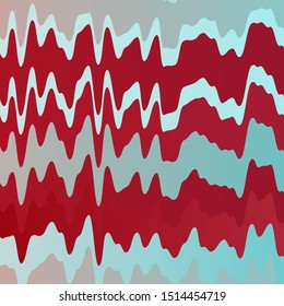 Light Blue, Red vector background with lines. Gradient illustration in simple style with bows. Template for your UI design.