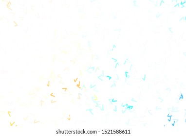 Light Blue, Red vector background with bent lines. Geometric illustration in abstract style with gradient.  A new texture for your  ad, booklets, leaflets.