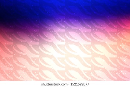 Light Blue, Red vector background with stright stripes. Glitter abstract illustration with colorful sticks. Template for your beautiful backgrounds.