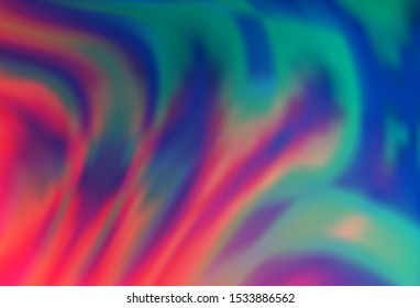 Light Blue, Red vector background with bubble shapes. Shining illustration, which consist of blurred lines, circles. The best blurred design for your business.