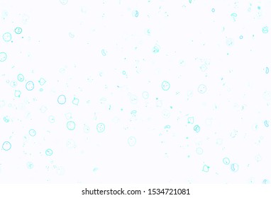 Light Blue, Red vector background with tasty food. Decorative illustration with food on abstract template. Pattern for ad, booklets, leaflets of restaurants.