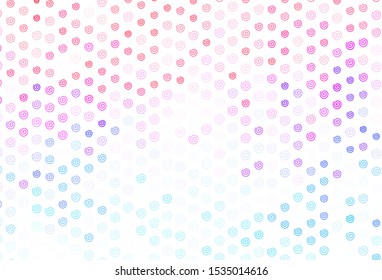 Light Blue, Red vector background with lines. Colorful abstract illustration with gradient lines. Abstract design for your web site.
