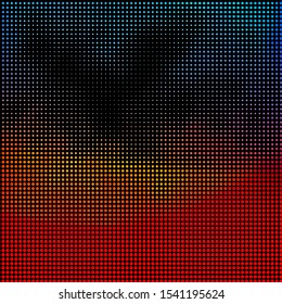 Light Blue, Red vector background with bubbles. Illustration with set of shining colorful abstract spheres. Pattern for wallpapers, curtains.