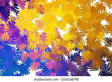 Light Blue, Red vector background with straight lines. Shining colored illustration with sharp stripes. Best design for your ad, poster, banner.