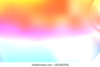 Light Blue, Red vector background with liquid shapes. A completely new color illustration in marble style. Marble style for your business design.