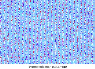 Light Blue, Red vector background with spots. Modern abstract illustration with colorful water drops. Pattern for textures of wallpapers.