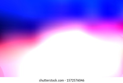 Light Blue, Red vector background with bent ribbons. Colorful illustration in abstract marble style with gradient. Brand-new design for your ads, poster, banner.