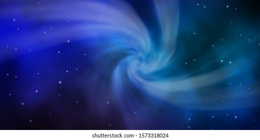 Light Blue, Red vector background with colorful stars. Shining colorful illustration with small and big stars. Pattern for websites, landing pages.