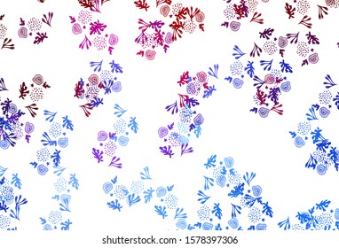 Light Blue, Red vector background with abstract shapes. Simple colorful illustration with abstract gradient shapes. Simple design for your web site.