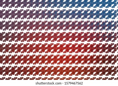 Light Blue, Red vector background with liquid shapes. Creative illustration in halftone marble style with gradient. The elegant pattern for brand book.