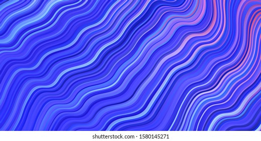 Light Blue, Red vector background with bows. Gradient illustration in simple style with bows. Best design for your ad, poster, banner.