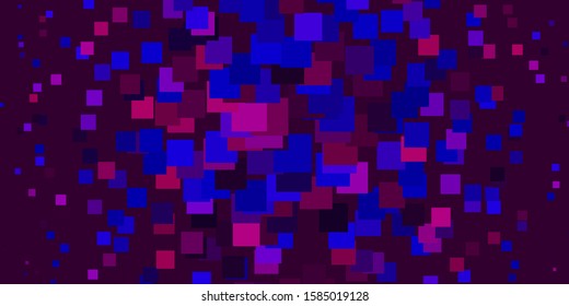 Light Blue, Red vector background in polygonal style. New abstract illustration with rectangular shapes. Modern template for your landing page.