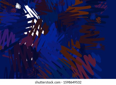 Light Blue, Red vector background with stright stripes. Blurred decorative design in simple style with lines. Pattern for your busines websites.