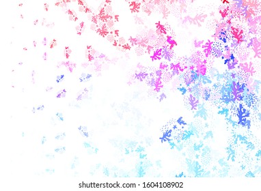 Light Blue, Red vector background with abstract shapes. Simple colorful illustration with abstract gradient shapes. Modern design for your business card.