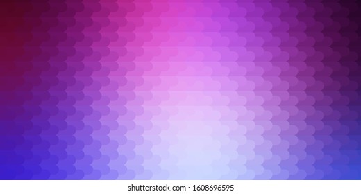 Light Blue, Red vector background with lines. Geometric abstract illustration with blurred lines. Pattern for booklets, leaflets.