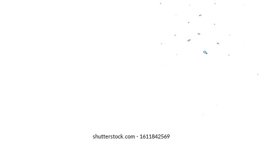 Light Blue, Red vector background with woman symbols. Simple design in abstract style with women’s rights activism. Background for ui designers.