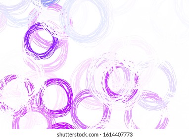 Light Blue, Red vector background with spots. Glitter abstract illustration with blurred drops of rain. Design for your business advert.
