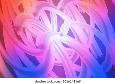 Light Blue, Red vector background with lines. Colorful illustration in simple style with gradient. New composition for your brand book.