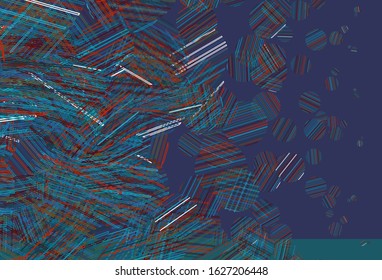 Light Blue, Red vector background with spots. Blurred bubbles on abstract background with colorful gradient. Pattern for futuristic ad, booklets.