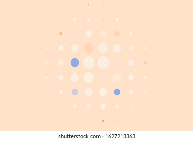 Light Blue, Red vector background with bubbles. Blurred decorative design in abstract style with bubbles. Pattern for beautiful websites.
