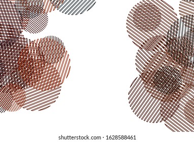 Light Blue, Red vector background with bubbles. Glitter abstract illustration with blurred drops of rain. Design for your business advert.