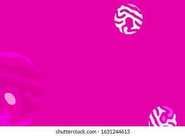 Light Blue, Red vector background with bubbles. Blurred bubbles on abstract background with colorful gradient. Pattern for ads, leaflets.