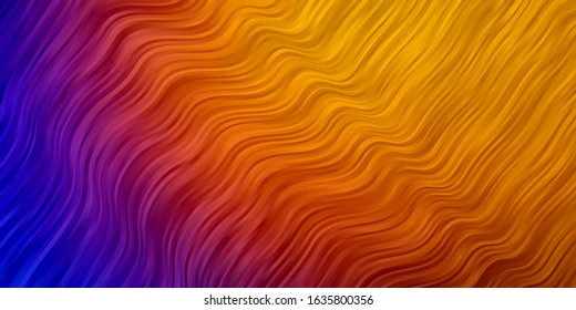 Light Blue, Red vector background with bows. Colorful illustration, which consists of curves. Design for your business promotion.