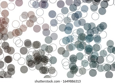 Light Blue, Red vector background with bubbles. Abstract illustration with colored bubbles in nature style. Design for poster, banner of websites.