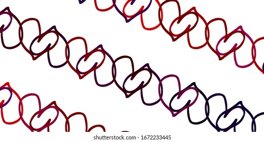 Light Blue, Red vector background with Shining hearts. Glitter abstract illustration with colorful hearts in romantic style. Pattern for carnival, festival romantic leaflets.