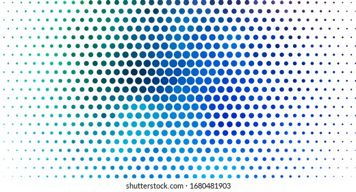 Light Blue, Red vector background with spots. Glitter abstract illustration with colorful drops. Pattern for business ads.