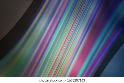 Light Blue, Red vector background with galaxy stars. Space stars on blurred abstract background with gradient. Pattern for astrology websites.