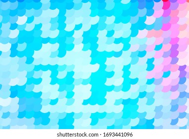 Light Blue, Red vector background with spots. Modern abstract illustration with colorful water drops. Pattern for futuristic ad, booklets.