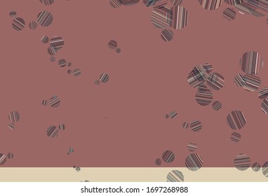 Light Blue, Red vector background with bubbles. Blurred decorative design in abstract style with bubbles. Pattern for beautiful websites.