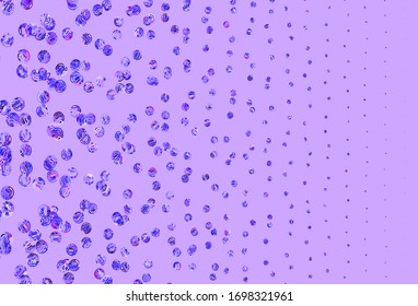 Light Blue, Red vector background with spots. Abstract illustration with colored bubbles in nature style. New template for your brand book.