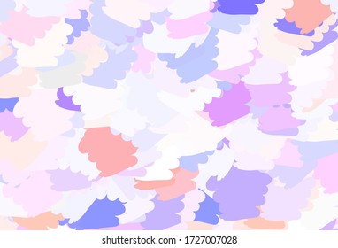 Light Blue, Red vector background with abstract shapes. Illustration with colorful gradient shapes in abstract style. Simple design for your web site.