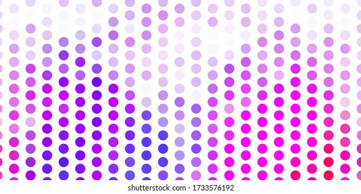 Light blue, red vector background with spots. Abstract decorative design in gradient style with bubbles. Pattern for business ads.