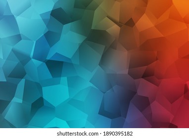 Light Blue, Red vector background with abstract shapes. Simple colorful illustration with abstract gradient shapes. Modern design for your business card.