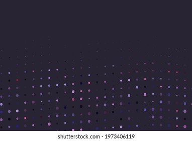 Light Blue, Red vector background with bubbles. Illustration with set of shining colorful abstract circles. Template for your brand book.