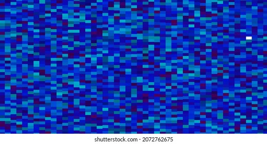 Azul claro, fondo vectorial rojo con rectángulos. Nueva ilustración abstracta con formas rectangulares. Patrón para anuncios, anuncios.