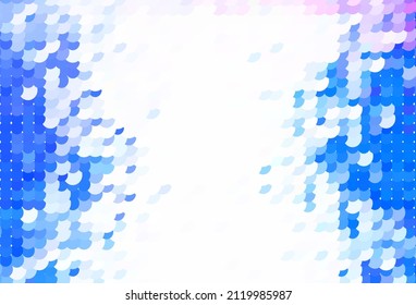 Light Blue, Red vector background with spots. Modern abstract illustration with colorful water drops. Pattern for textures of wallpapers.