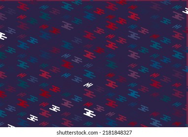 Light Blue, Red vector background with straight lines. Glitter abstract illustration with colored sticks. Best design for your ad, poster, banner.