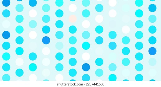 Light blue, red vector background with bubbles. Abstract illustration with colorful spots in nature style. Design for posters, banners.