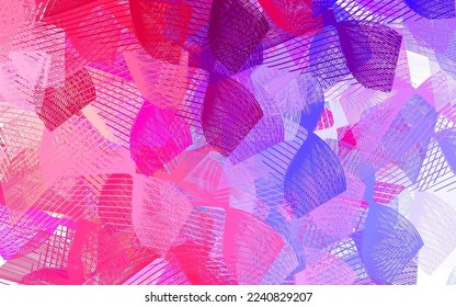 Light Blue, Red vector background with abstract shapes. Illustration with colorful gradient shapes in abstract style. Modern design for your business card.
