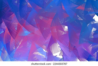 Light Blue, Red vector background with abstract shapes. Modern abstract illustration with colorful random forms. Background for a cell phone.
