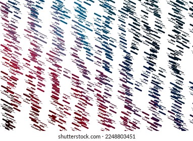Light Blue, Red vector background with straight lines. Decorative shining illustration with lines on abstract template. Best design for your ad, poster, banner.