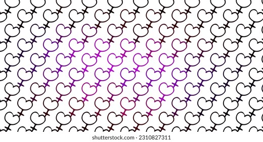 Light Blue, Red vector background with woman symbols. Colorful feminism symbols with a gradient in modern style. Simple design for your web site.
